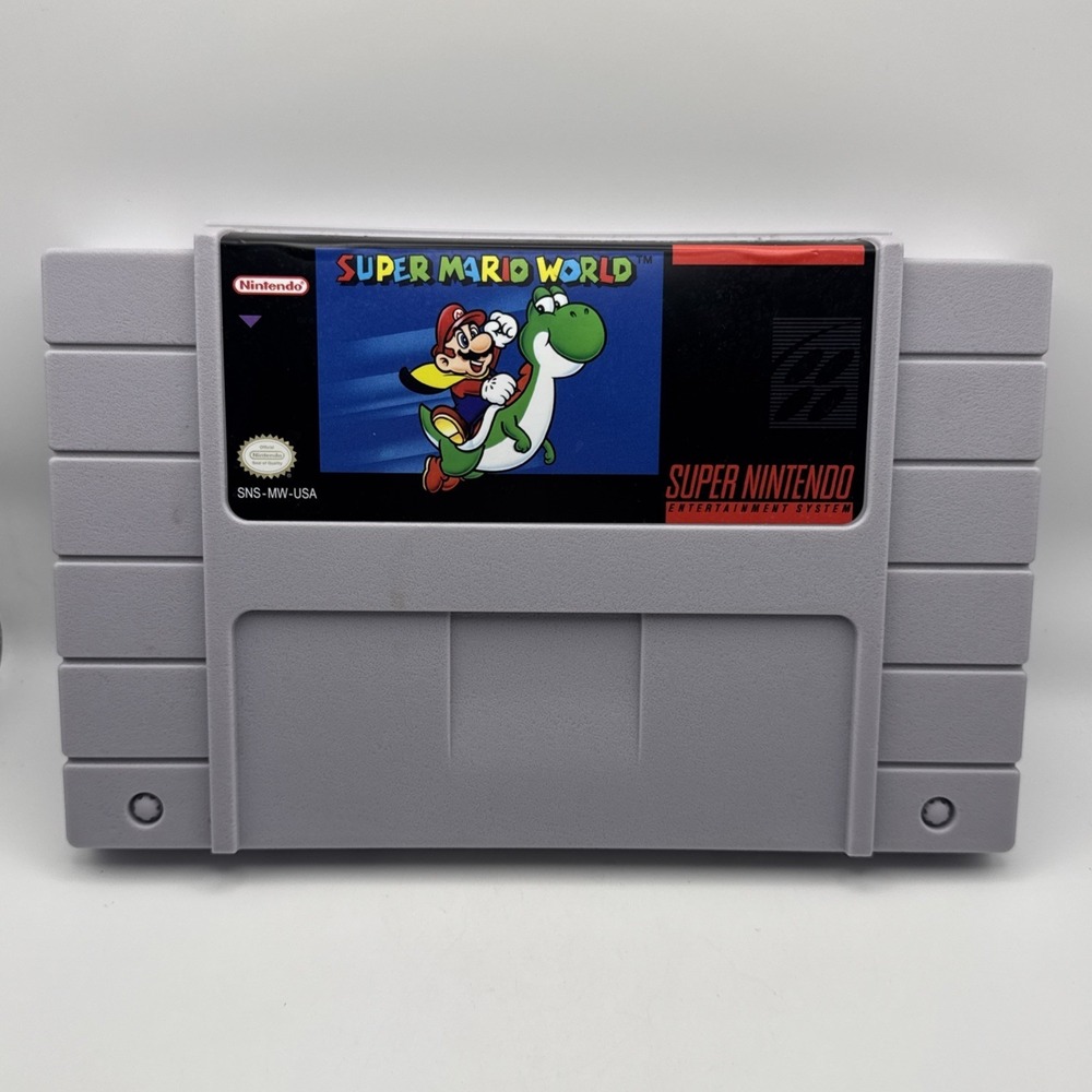 ThinkGeek Super Nintendo Game Cartridge Case Super Mario World